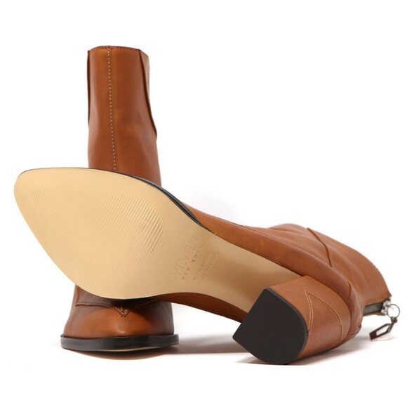 $495 SYLVEN NEW YORK Almasi Leather Block Heel Boot (Women) - Picture 5 of 6